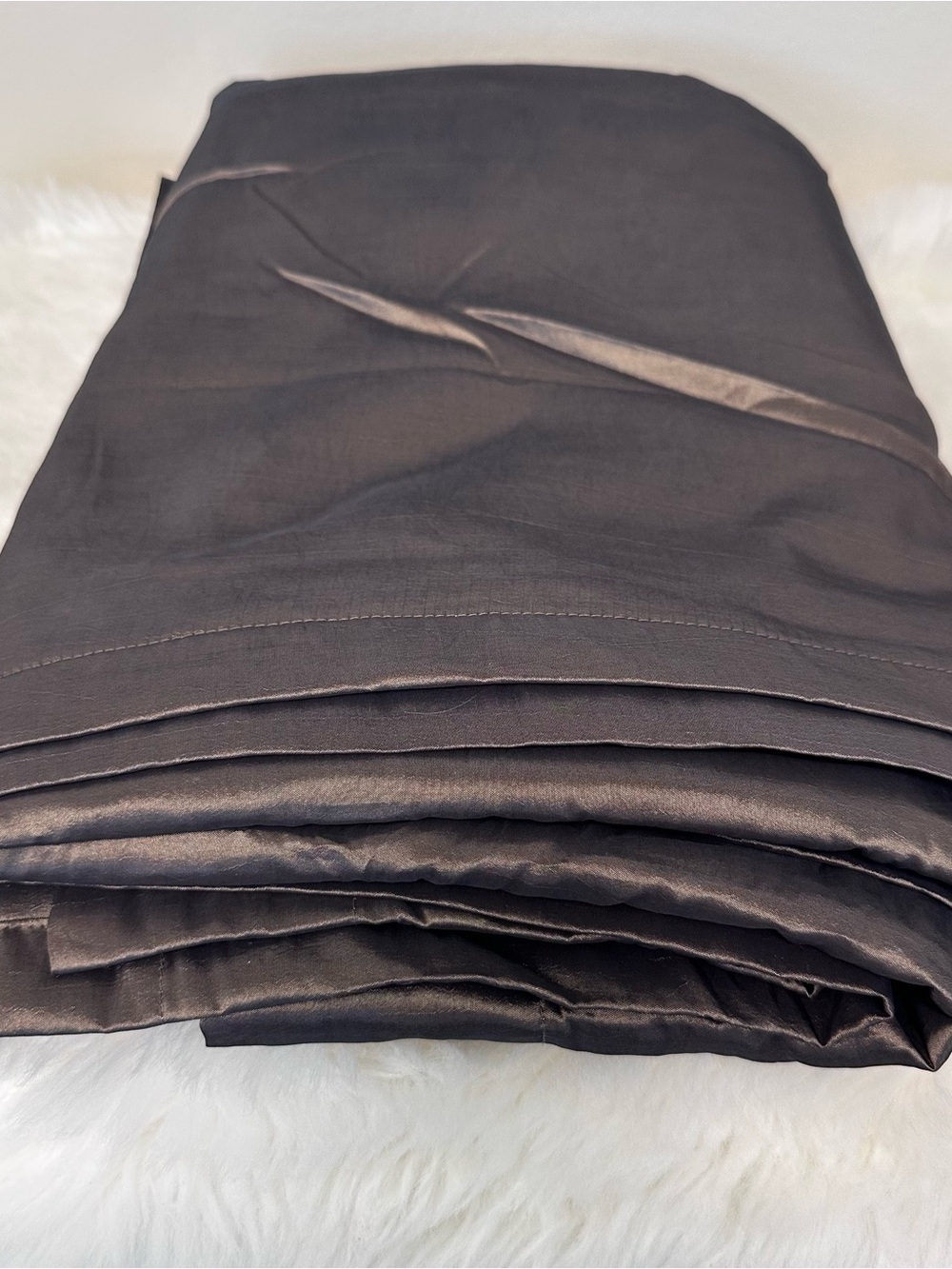 Peri Homeworks Collection Dark Bronce Curtain Panels  53” X 83”